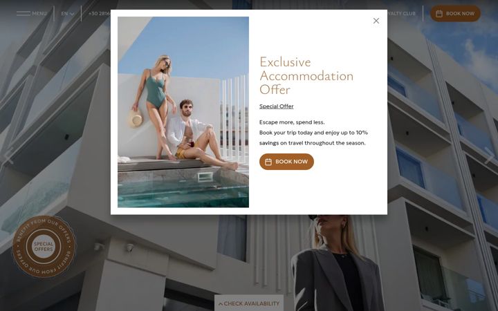 Screenshot of etherealwhiteresort.com
