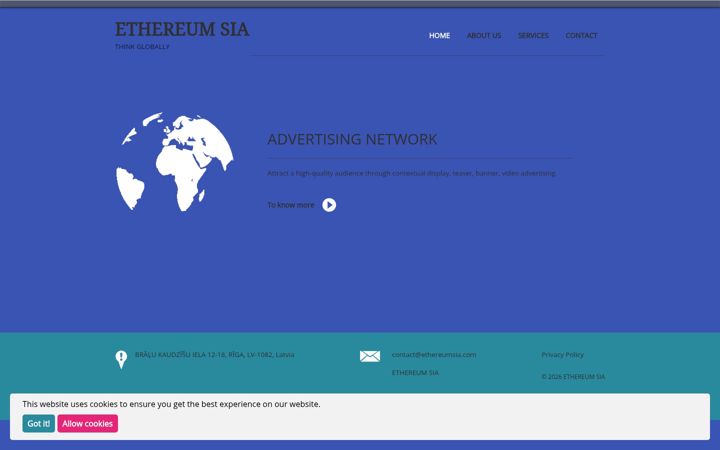 Screenshot of ethereumsia.com