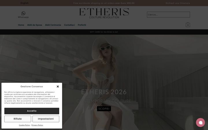 Screenshot di etheris.eu