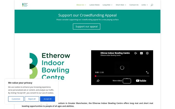 Captura de ecrã de etherow-ibc.co.uk