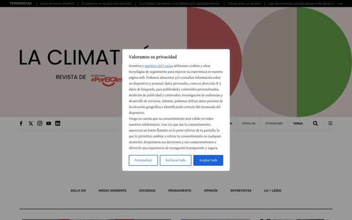 Screenshot of ethic.es