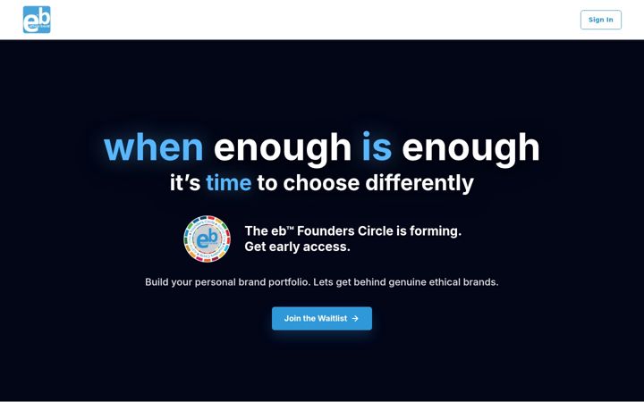 Screenshot di ethicalbrand.com.au