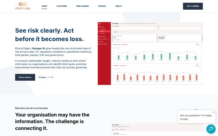 Screenshot of ethicaledge.net