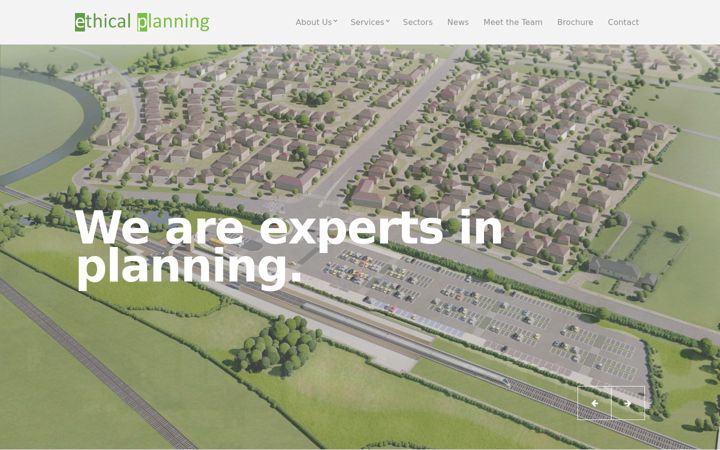 Screenshot of ethicalplanning.co.uk