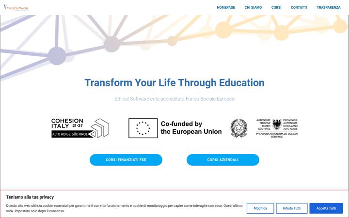 Screenshot of ethicalsoftware.eu