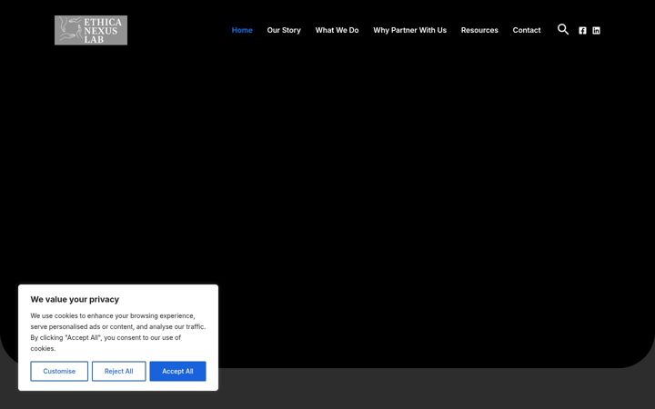 Screenshot of ethicanexus.com