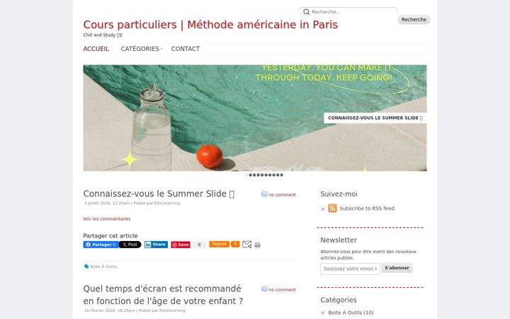 Screenshot of ethiclearning.fr