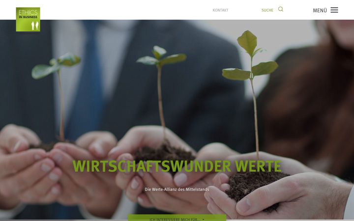 Screenshot of ethics-in-business.com