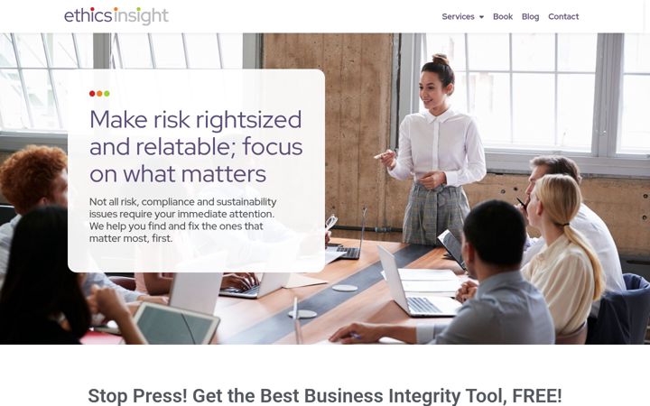 Screenshot of ethicsinsight.co