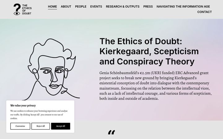 Screenshot of ethicsofdoubt.org