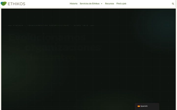 Screenshot of ethikos.es