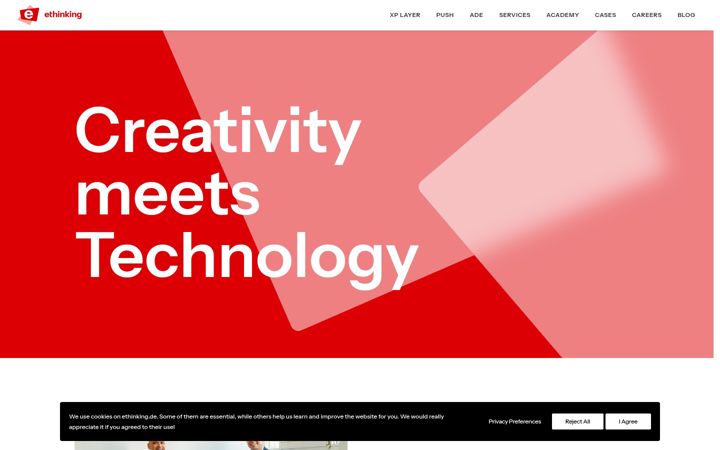 Screenshot of ethinking.de