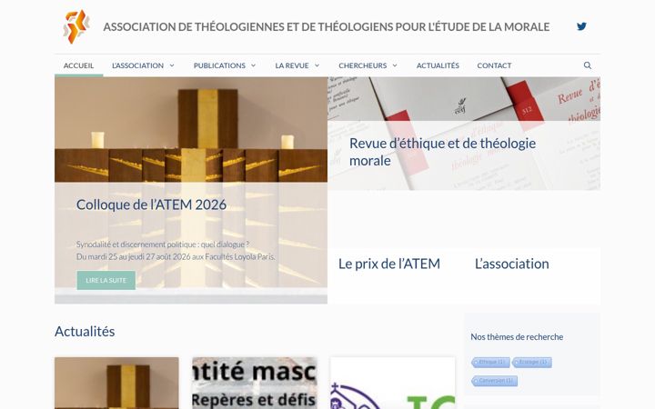 Screenshot of ethique-atem.org