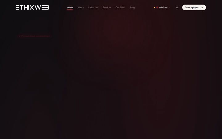 Screenshot of ethixweb.com