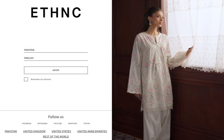 Skärmbild av ethnc.com