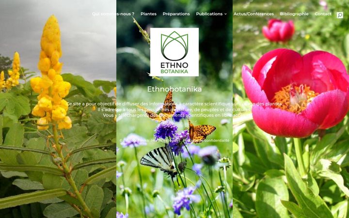 Screenshot of ethnobotanika.org