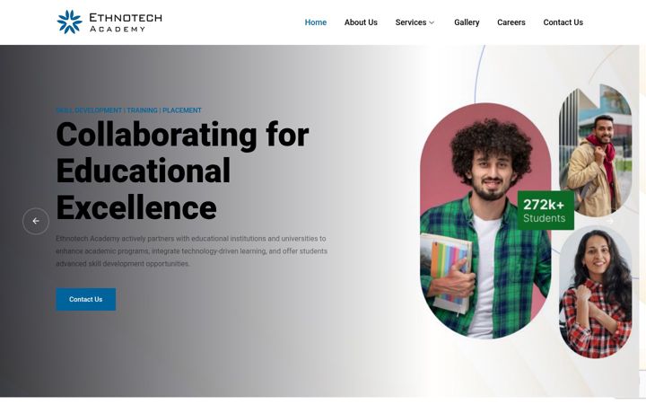 Screenshot of ethnotech.in