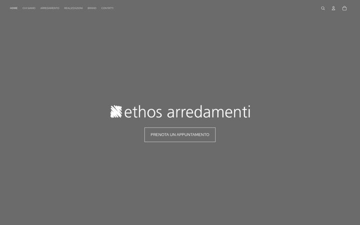 Screenshot of ethosarredamenti.com