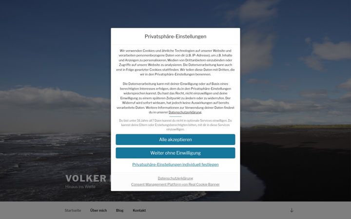 Screenshot of ethue.de