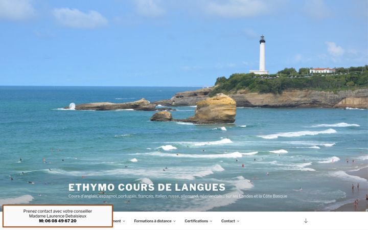 Screenshot of ethymo.com