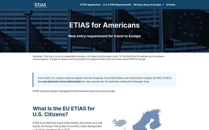 Screenshot of etiaseu.com