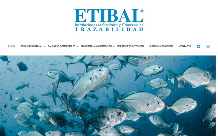 Skjermbilde av etibal.es