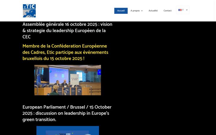 Screenshot di etic-federation.eu