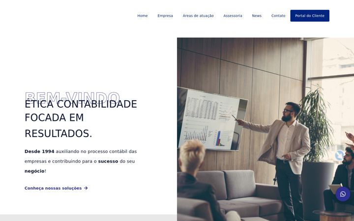 Екранна снимка на eticacontabilidade.com.br