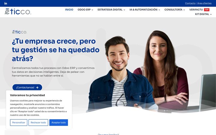 Screenshot of eticco.es