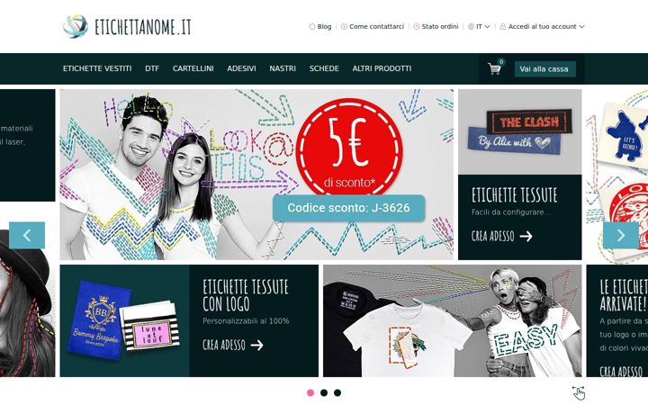 Screenshot von etichettanome.it