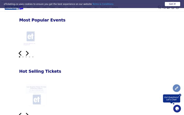 Screenshot of eticketing.co