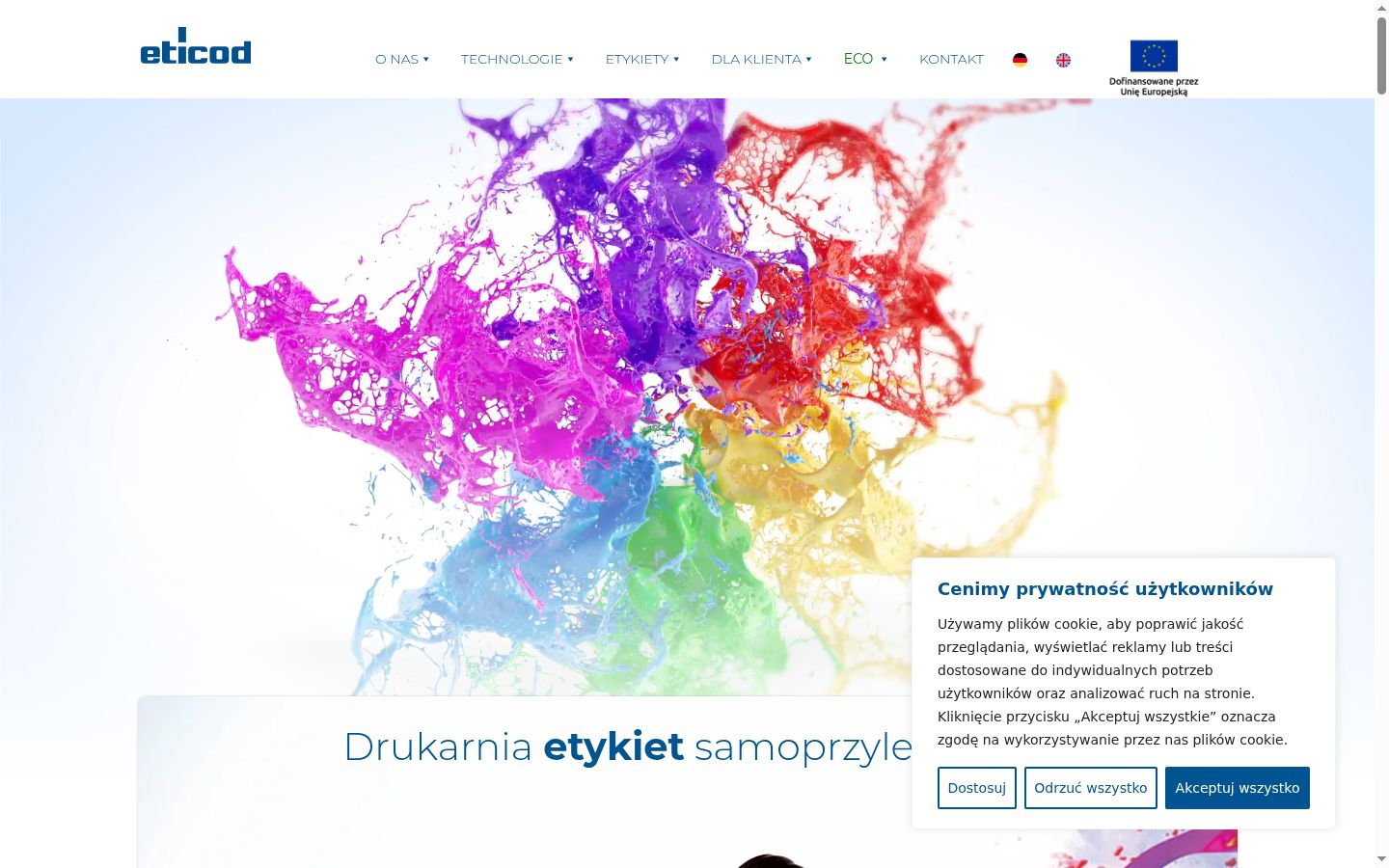 Sutikimo reklamjuostės, rodytos prieš bet kokią sąveiką, ekrano kopija