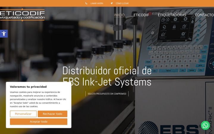 Screenshot of eticodif.com