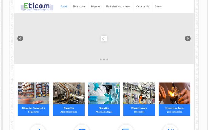 Screenshot of eticom.fr