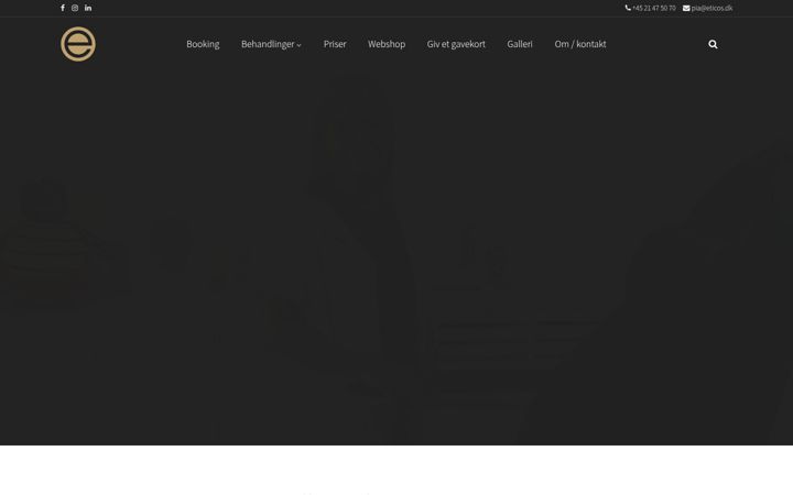 Zrzut ekranu eticos.dk