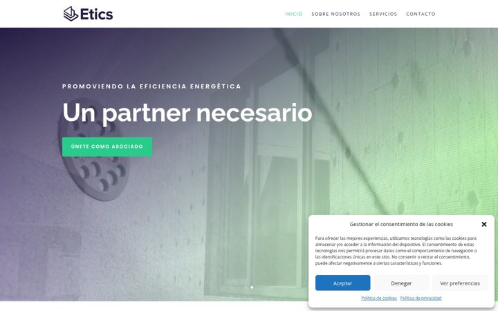 Screenshot of etics-spain.com