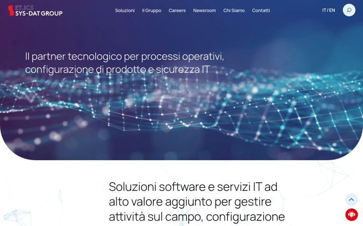 Screenshot di etics.it