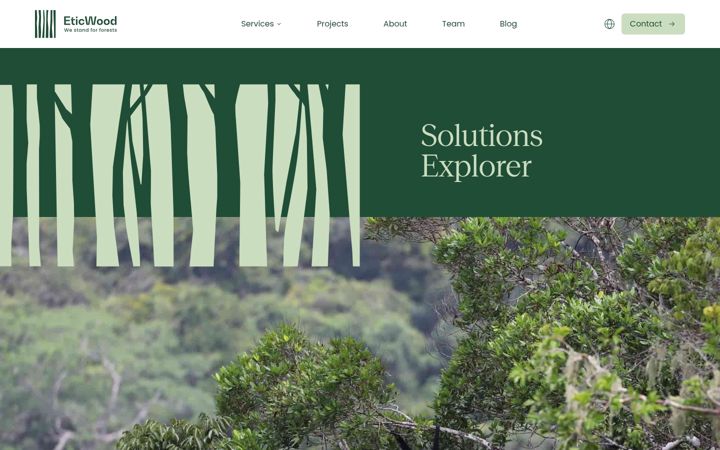 Screenshot of eticwood.com