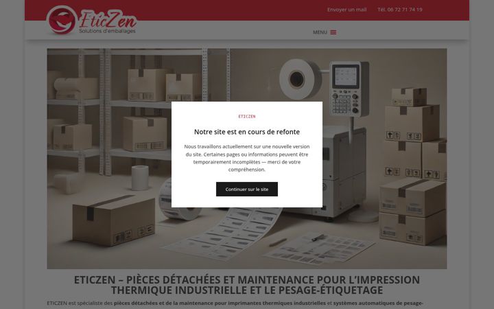 Screenshot of eticzen.com