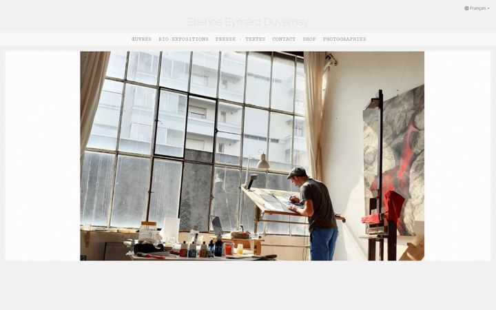 Screenshot of etienneeymardduvernay.fr