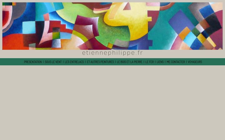 Screenshot of etiennephilippe.fr