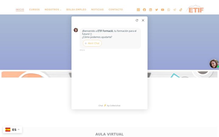 Screenshot of etif.es