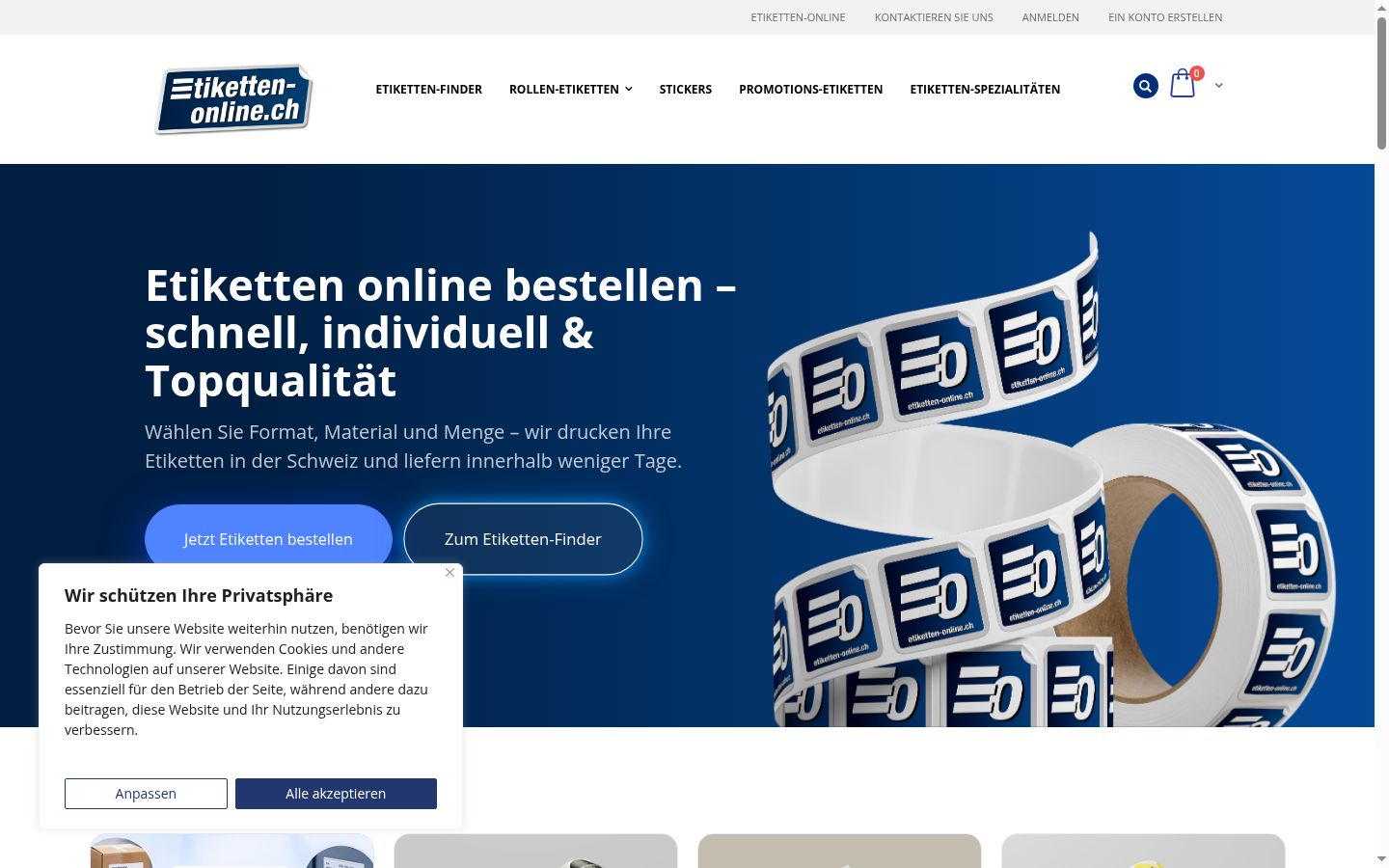 Screenshot tal-banner tal-kunsens muri qabel kwalunkwe interazzjoni