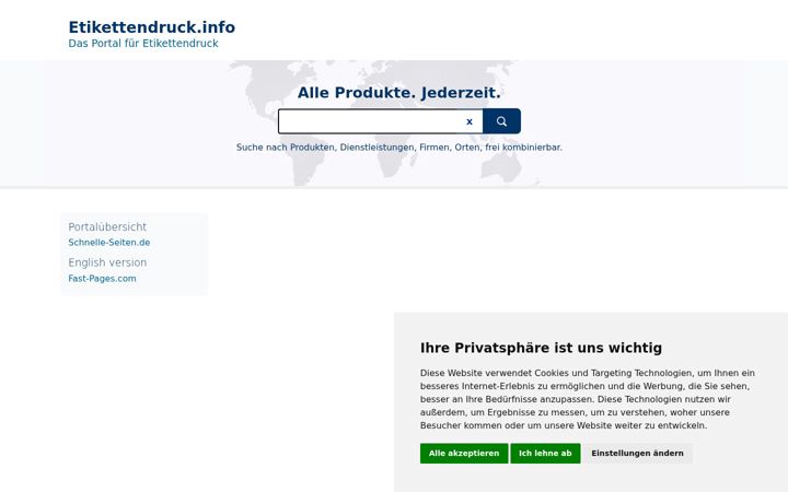 Screenshot van etikettendruck.info