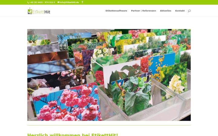 Screenshot of etiketthit.de