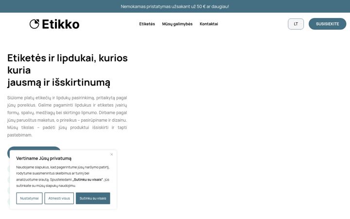 Snímek obrazovky etikko.lt
