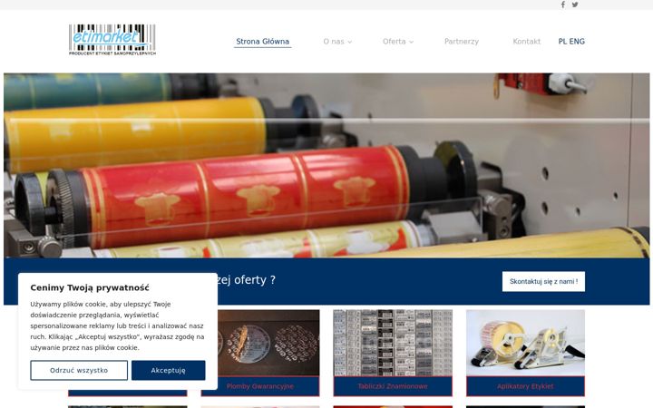 Screenshot von etimarket.com.pl