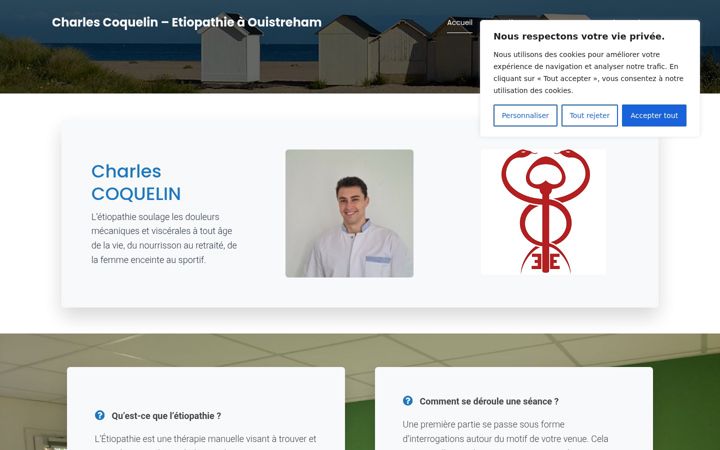 Screenshot stránky etiopathe-ouistreham.fr