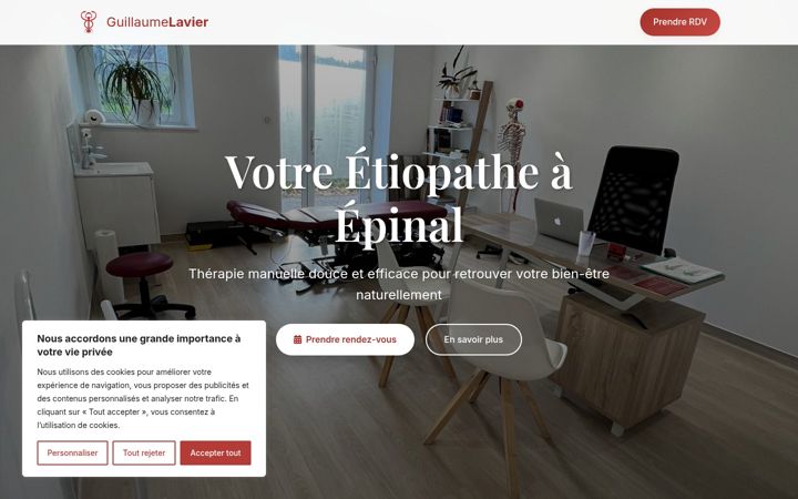 Screenshot stránky etiopathie-vosges.fr