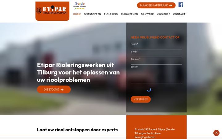 Screenshot ta' etipar.nl